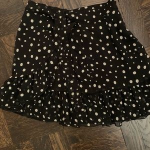 Urban Outfitters polka dot “wrap skirt”